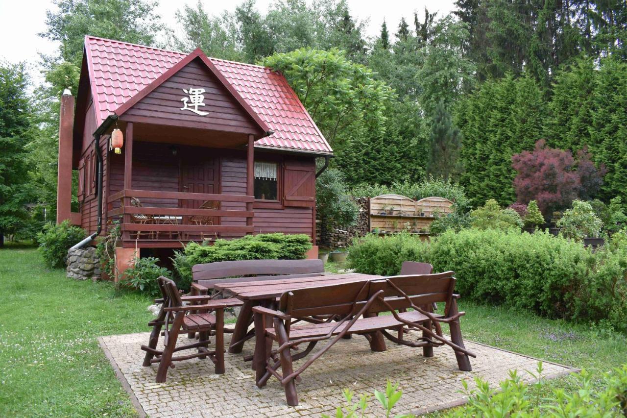 Villa Ogrod Shinrin Yoku Odpoczynek W Lesie à Srokowo Extérieur photo